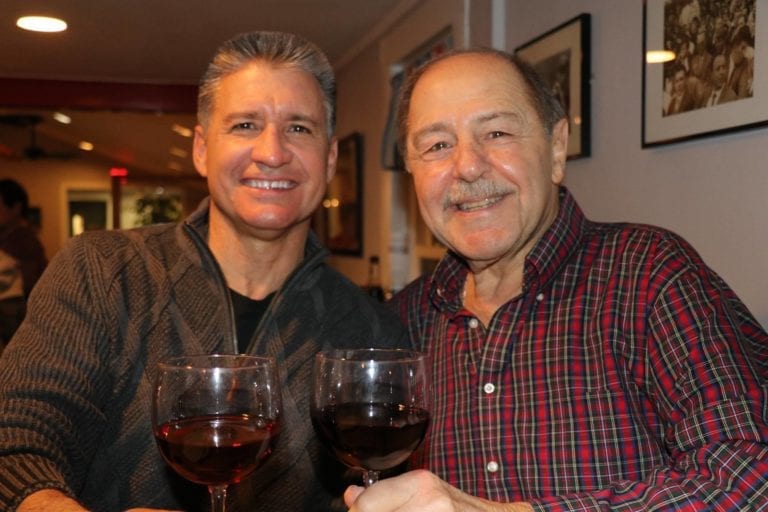 FFM restaurant week guys drinking wine great shot april marie 768x512